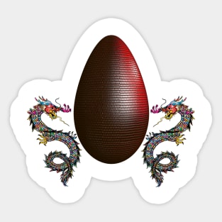 Dragon and Egg Sticker